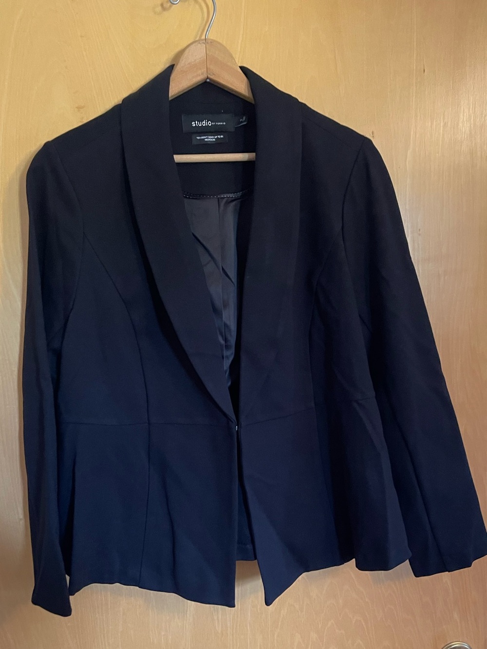 Torrid Studio Black Peplum Uptown Blazer Coat 2x